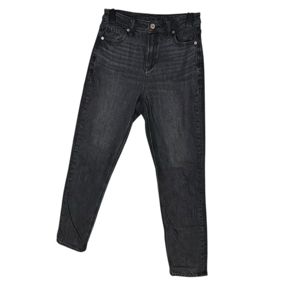 AEO Mom Jeans Strigid Size 0 Short Black